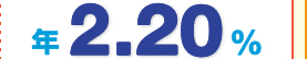 年2.20％
