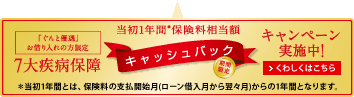 �u����ƗD���v���؂����̕����� 7�厾�a�ۏ� ����1�N��*�ی��������z �L���b�V���o�b�N ���Ԍ��� �L�����y�[�����{��! ���킵���͂�����