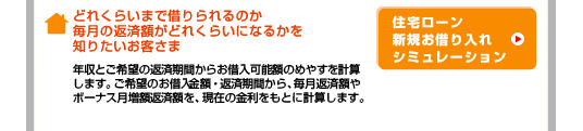 �ǂꂭ�炢�܂Ŏ؂����̂������̕ԍϊz���ǂꂭ�炢�ɂȂ邩��m�肽�����q���܁@�N���Ƃ���]�̕ԍϊ��Ԃ��炨�ؓ��\�z�̂߂₷���v�Z���܂��B����]�̂��ؓ����z�E�ԍϊ��Ԃ���A�����ԍϊz��{�[�i�X�����z�ԍϊz���A���݂̋��������ƂɌv�Z���܂��B