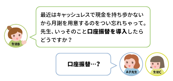 口座振替とは？