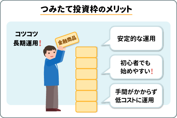 つみたて投資枠のメリット
