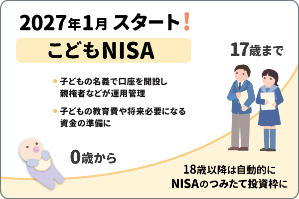 2027年1月スタート！こどもNISA