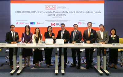 Kerry Logistics Network partners with MUFG Bank in syndicated sustainability-linked & social term loan of HK$1 billion - the first of its kind in the Asia Pacific