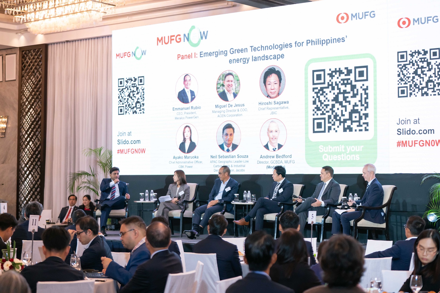 MUFG N0W (Net Zero World) conference in Manila