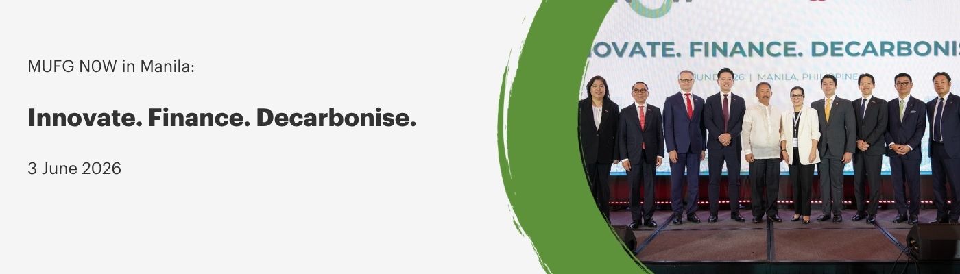 MUFG N0W in Manila: Innovate. Finance. Decarbonise. 3 June 2026