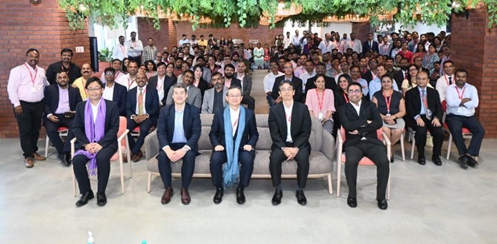 MUFG Bank CEO and President Junichi Hanzawa at MUFG Global Service’s office in Bengaluru