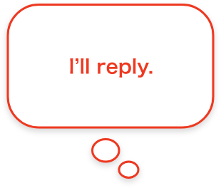 I'll reply