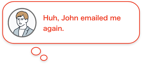 Huh, John emailed me again.