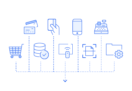 作業を自動化しているイメージ