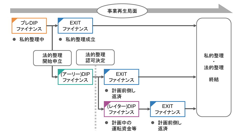 DIPファイナンスのフロー図