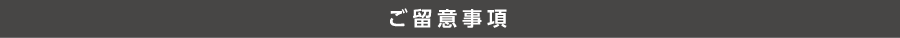 ご留意事項