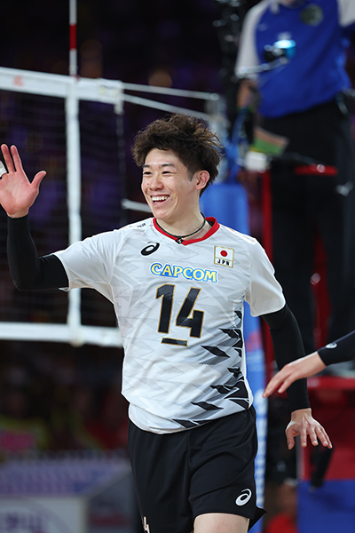 石川祐希選手