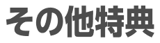 その他特典