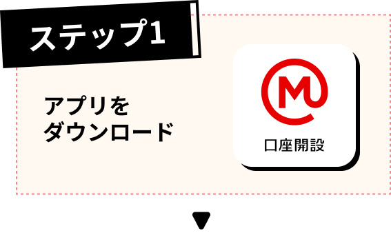 ステップ1 アプリをダウンロード