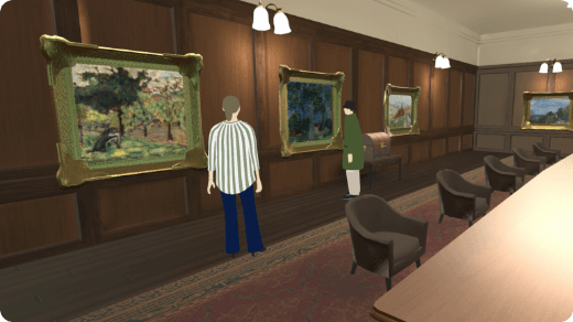 アート展示 イメージ図