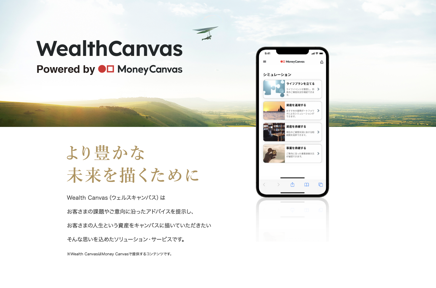 Wealth Canvas Powered by Money Canvas より豊かな未来を描くために