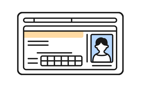 本人確認書類（運転免許証・住民票（写し）等）