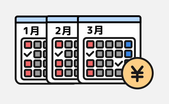 時間を分散して購入できる