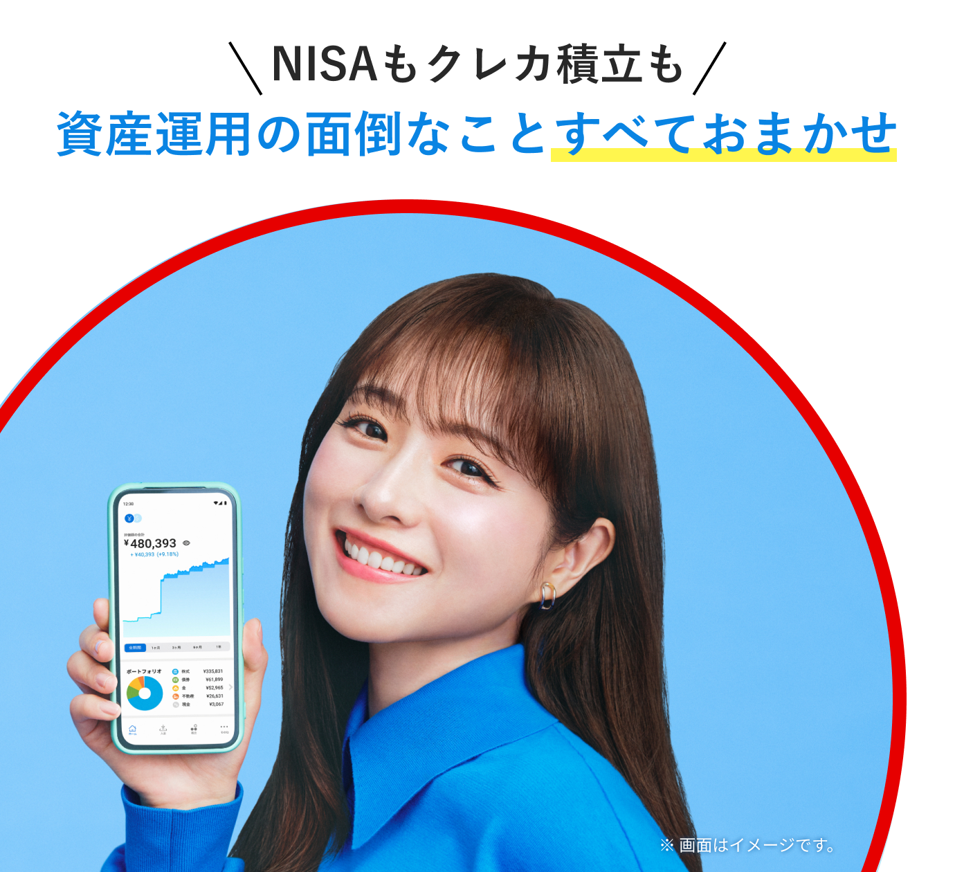 NISAも、クレカ積立も、資産運用の面倒なことすべておまかせ