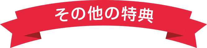 その他の特典