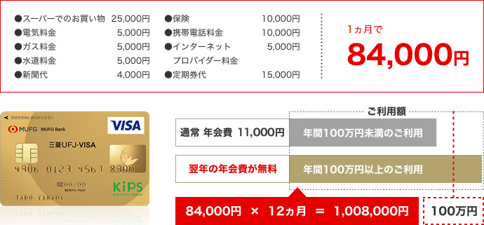 Icクレジットカード Kips 三菱ufj Visa ゴールド 三菱ufj銀行 Icクレジットカード Kips 三菱ufj Visa ゴールド 三菱ufj銀行