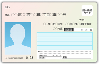 個人番号カード（マイナンバーカード）